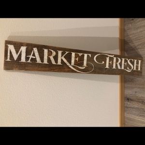 Market Fresh wall decor
